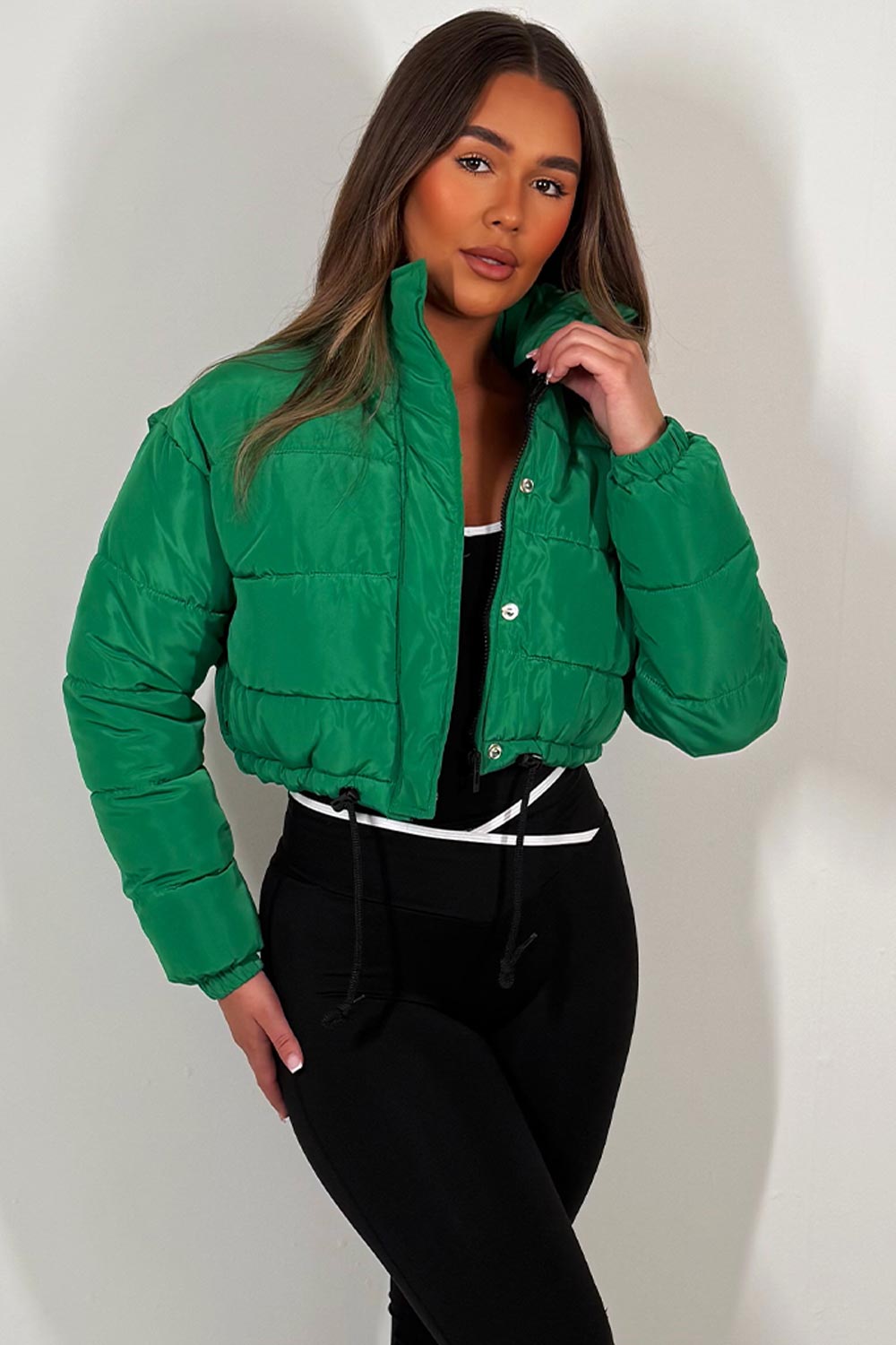 womens bershka jacket cropped