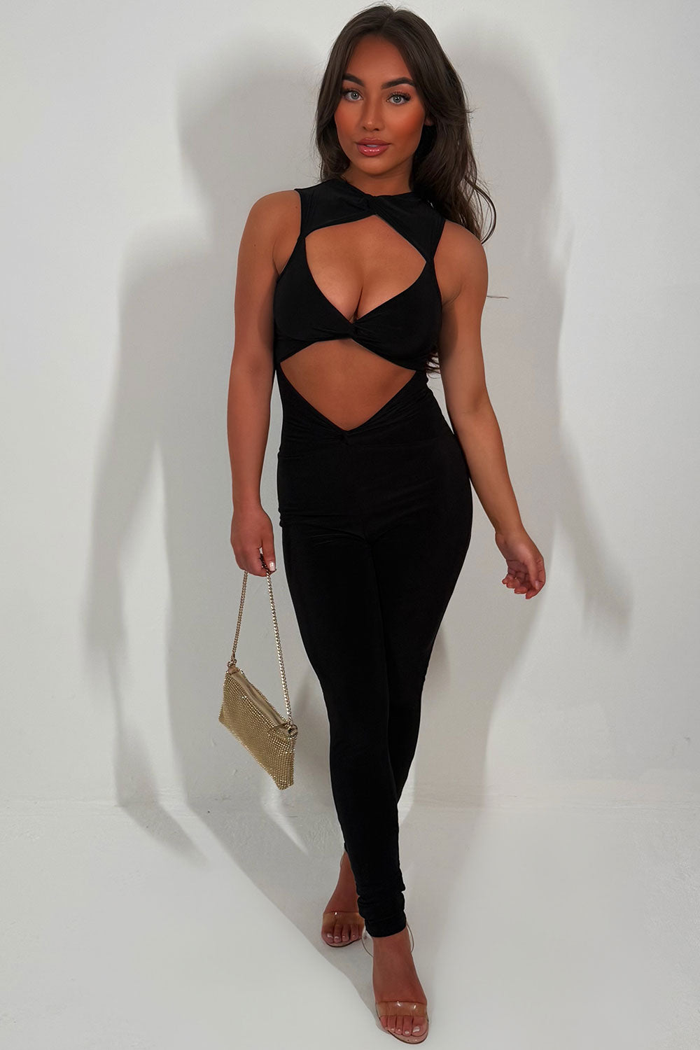 cut out jumpsuit going out festival romper styledup
