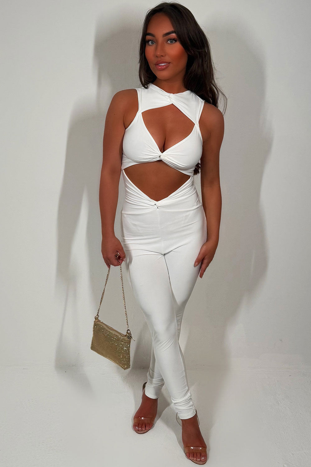 cut out jumpsuit going out festival romper styledup