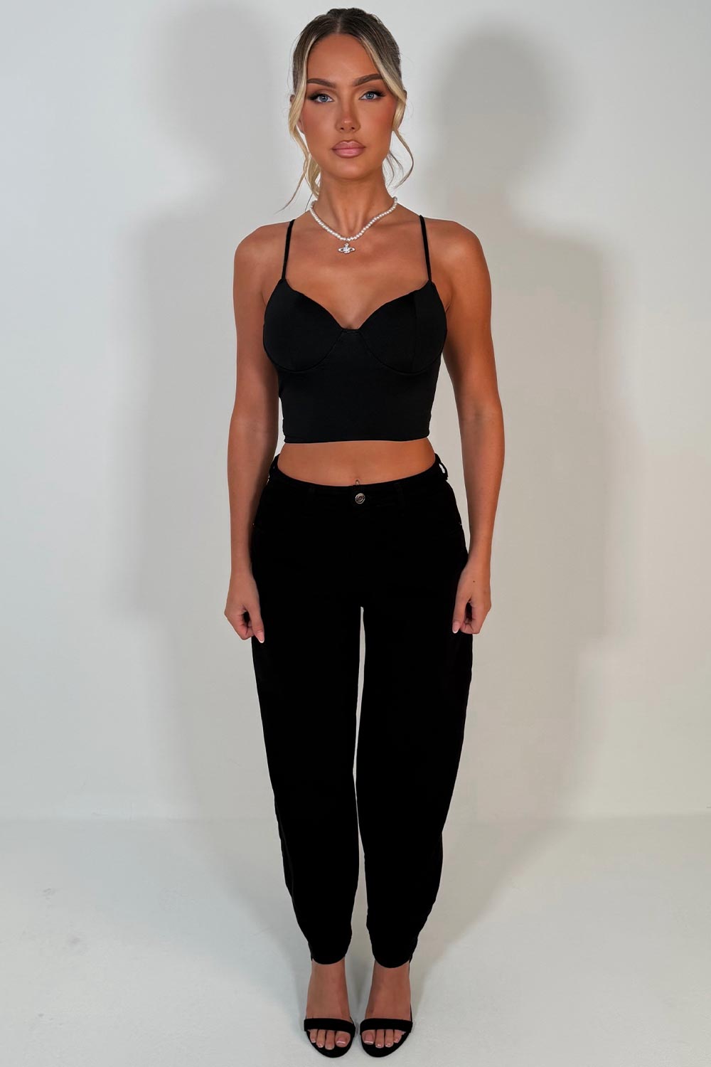 zara womens barrel leg ballon jeans styledup uk