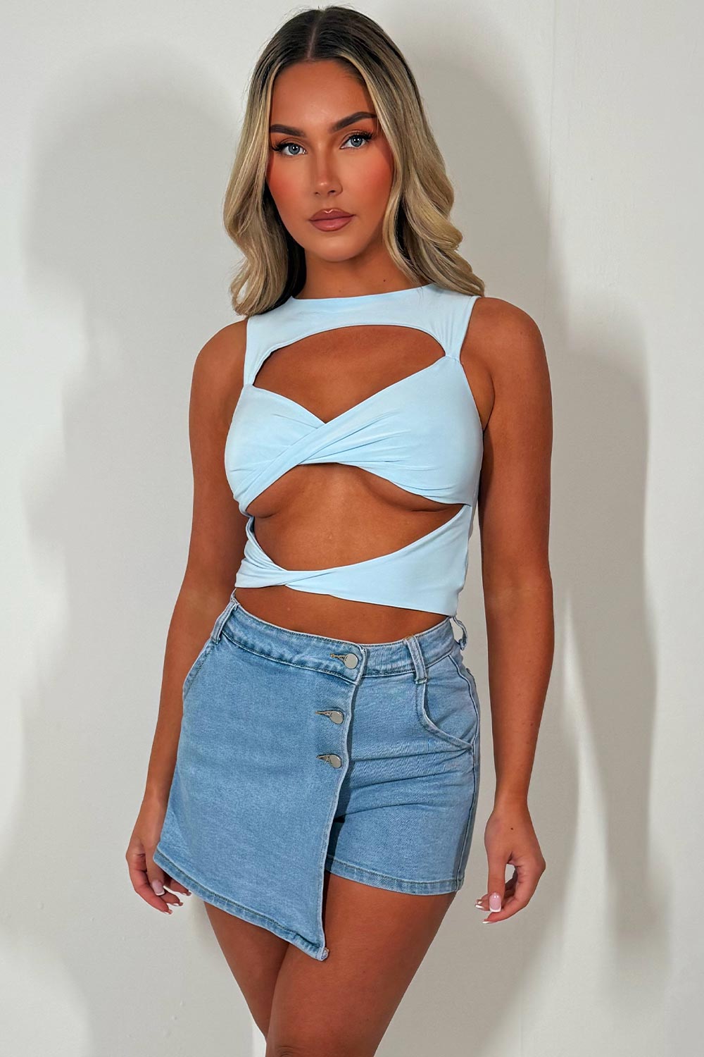 denim skort womens styledup