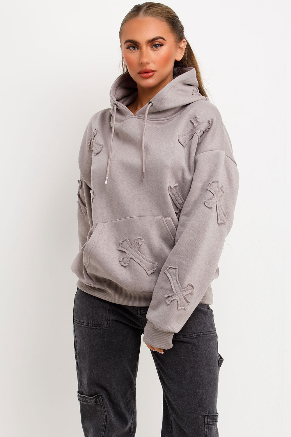 cross hoodie for womens