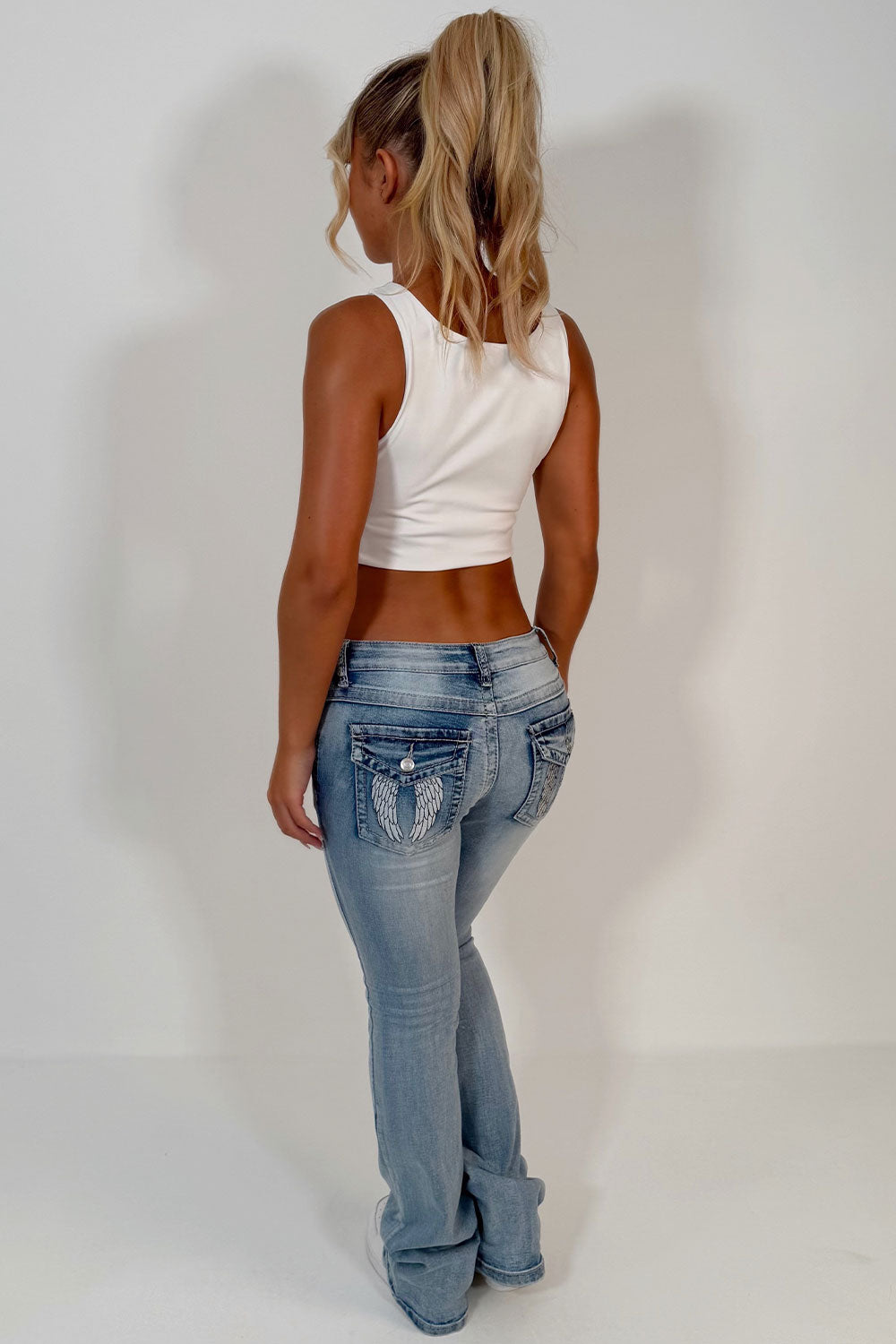 womens zara flare leg boot cut jeans styledup fashion
