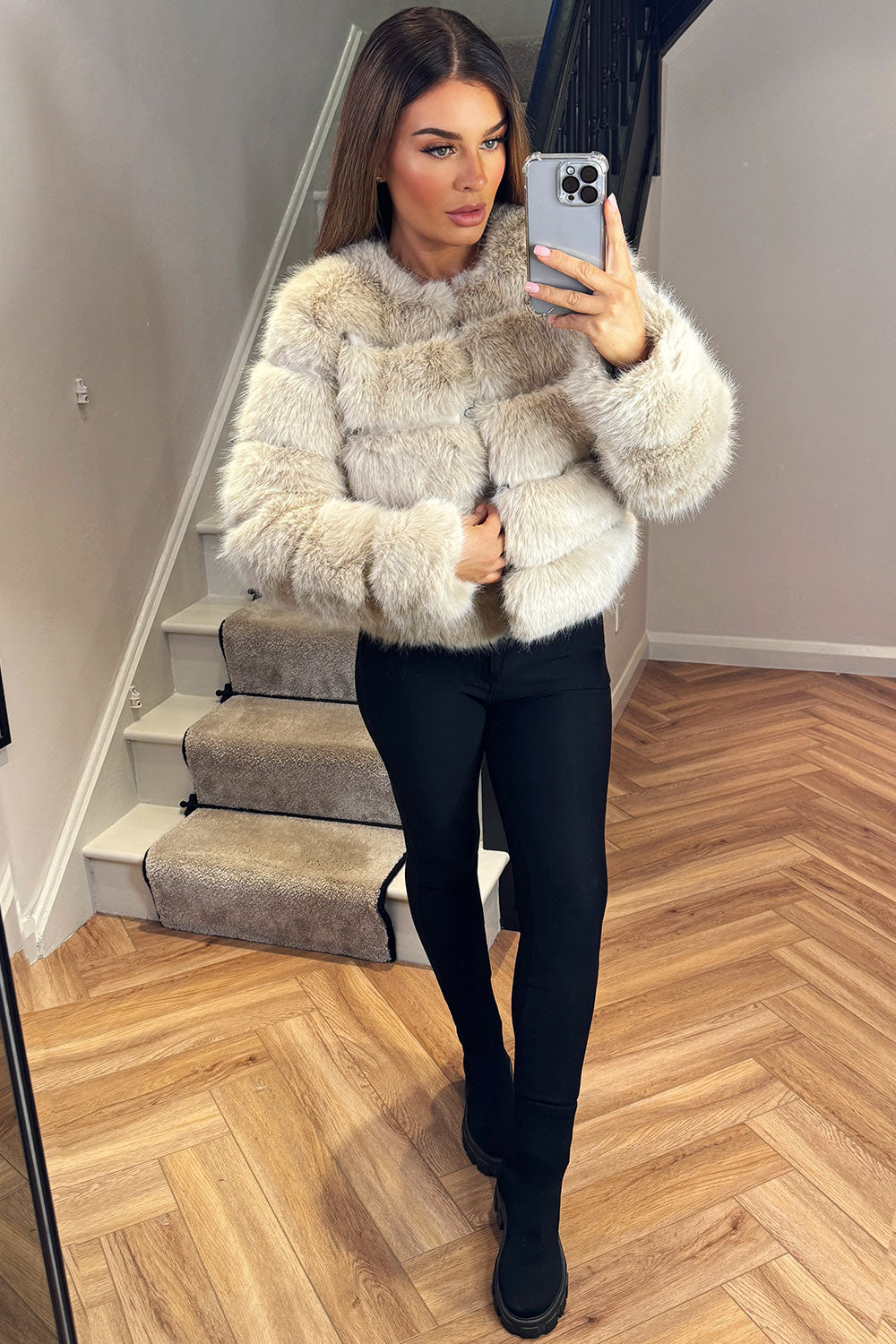 faux fur jacket
