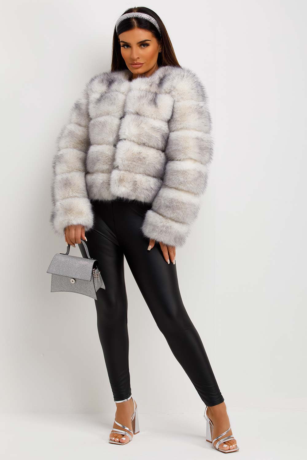 womens faux fur jacket