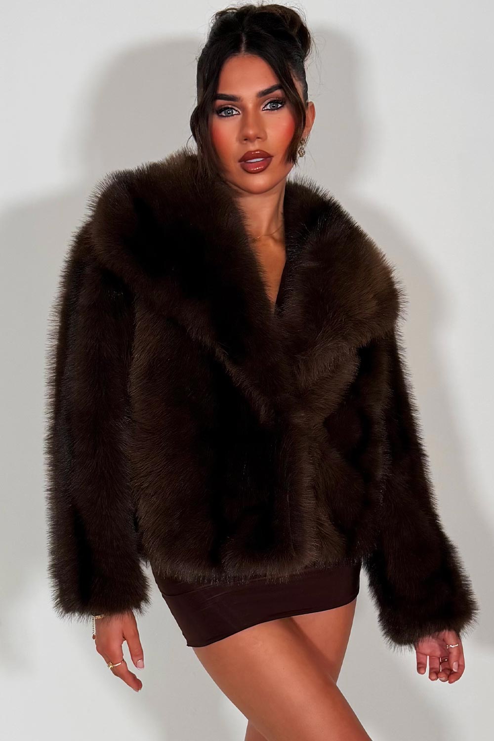 styledup fur jacket for womens