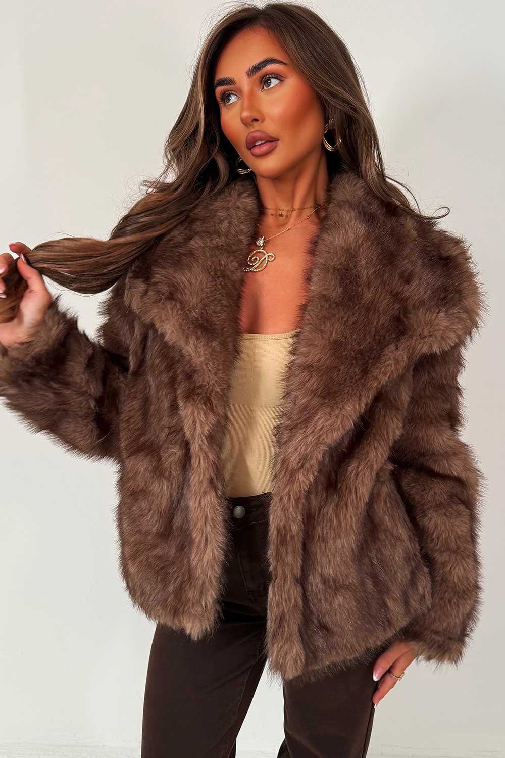 styledup fur jacket for womens