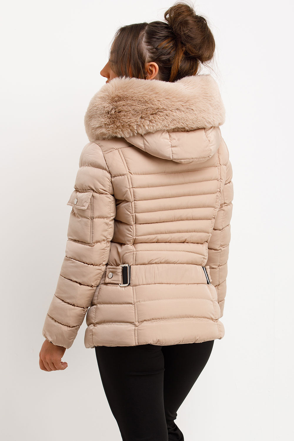 padded puffer winter jacket womens uk