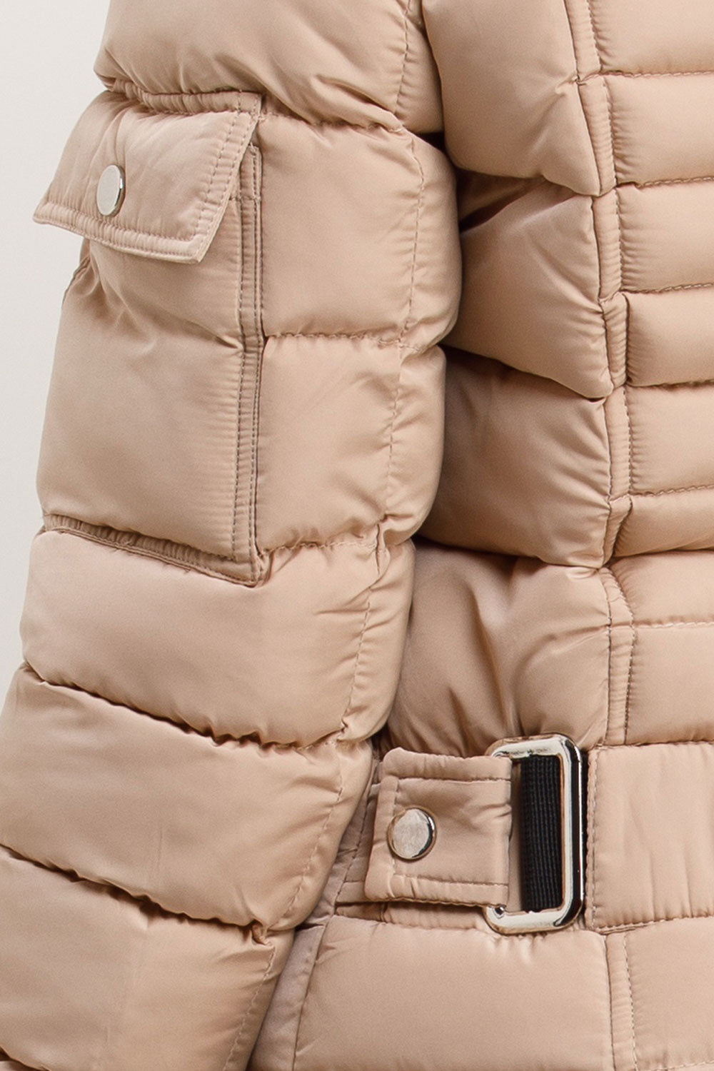 quilted padded puffer jacket for womens winter outerwear styledup
