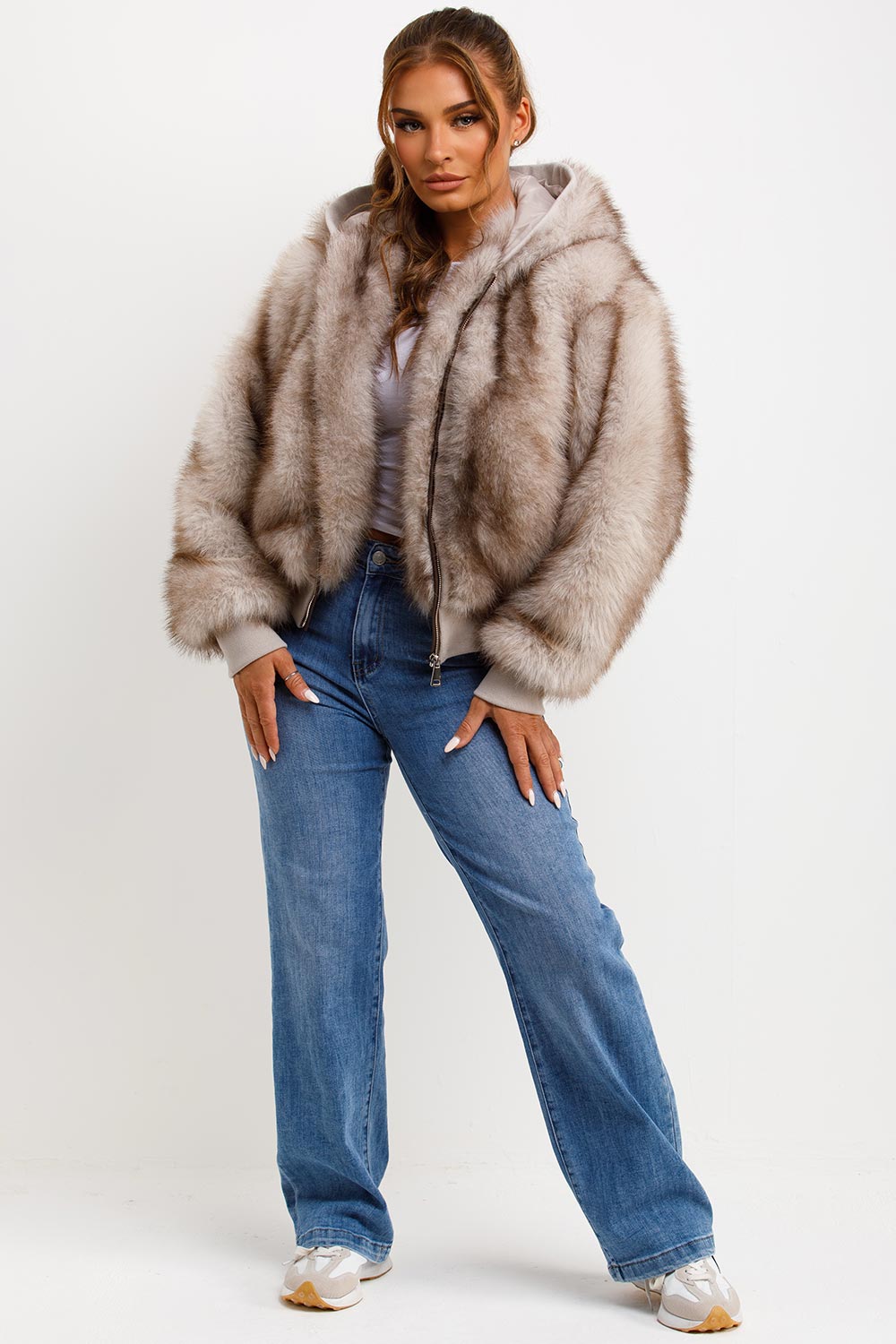 real fur coat womens uk