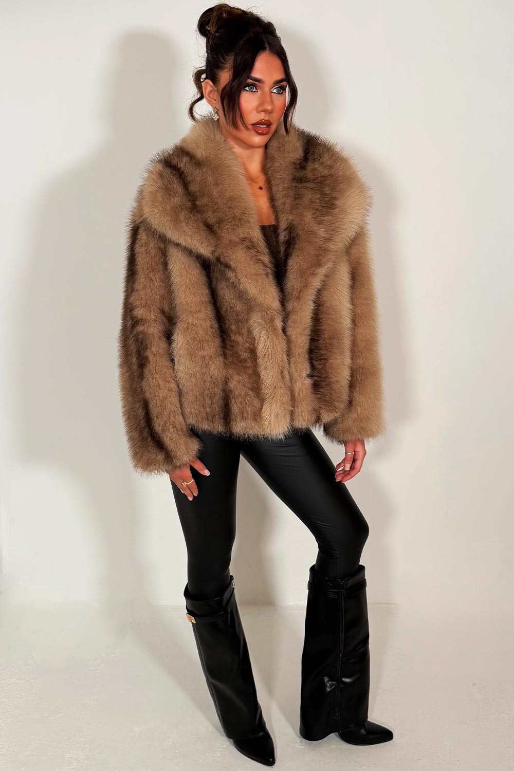 womens fur jacket styledup