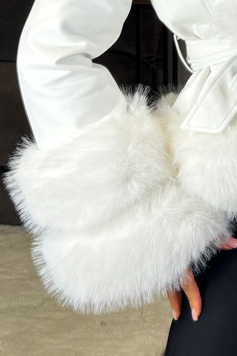 womens short fur coat for winter styledup