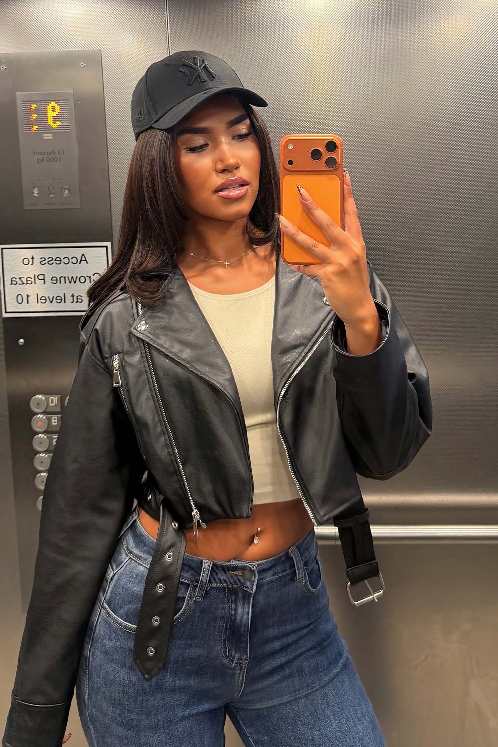 black faux leather zara jacket styledup fashion