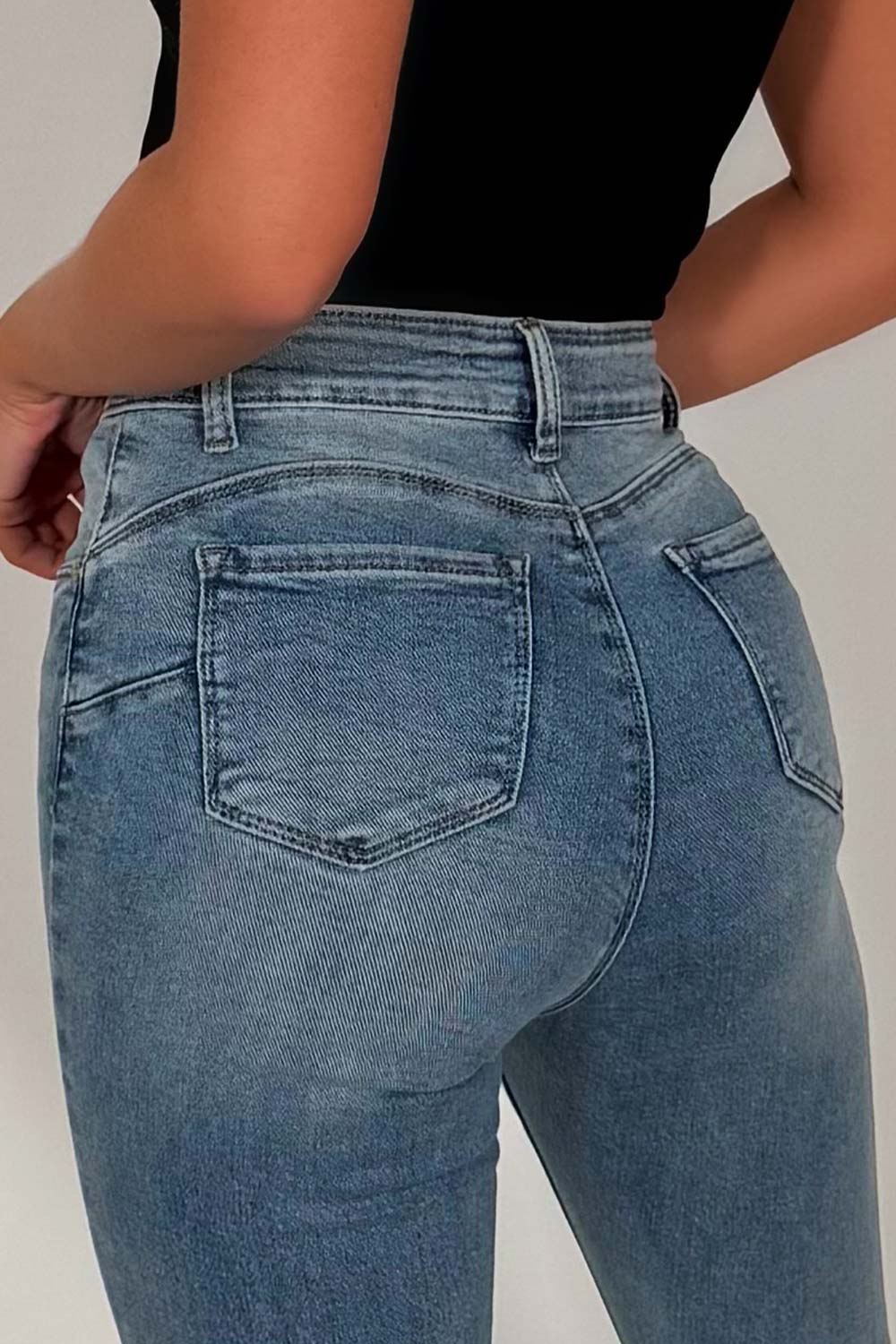 womens denim jeans with boot cut zara uk