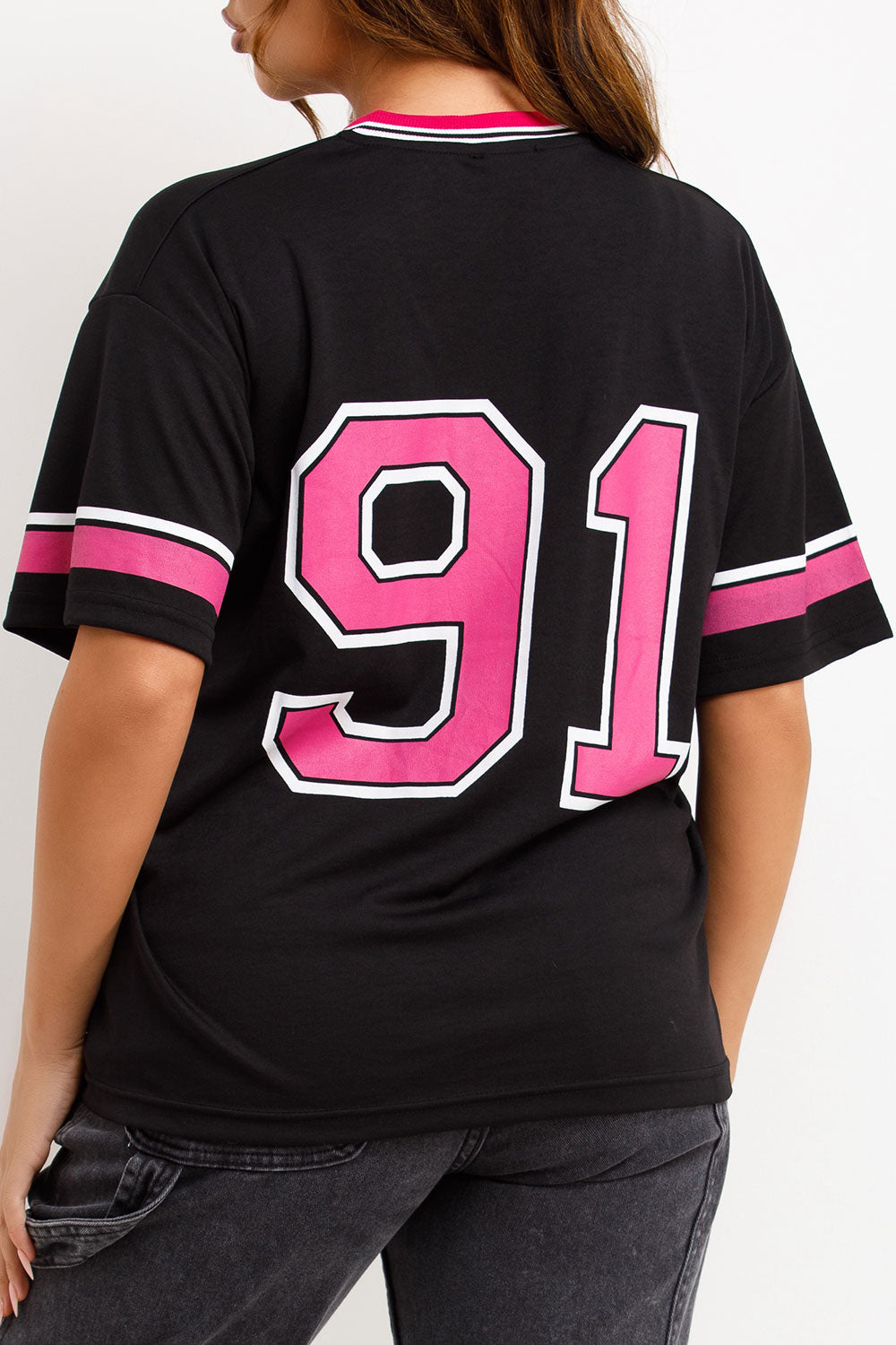 womens oversized jersey t shirt