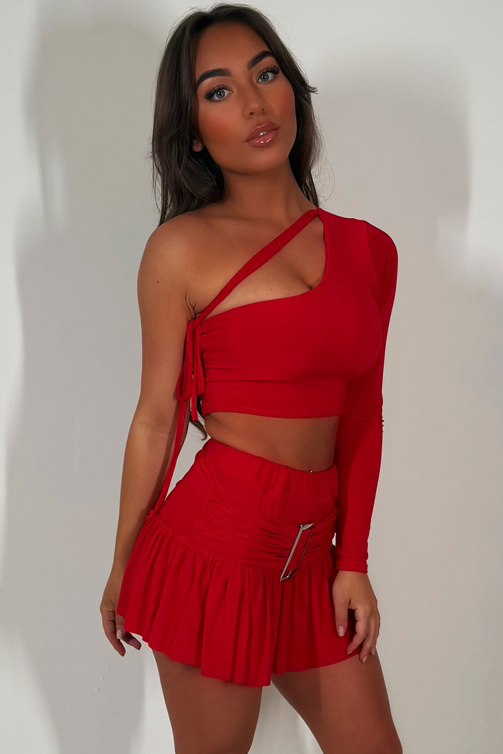 festival skirt and crop top co ord set holiday clothes