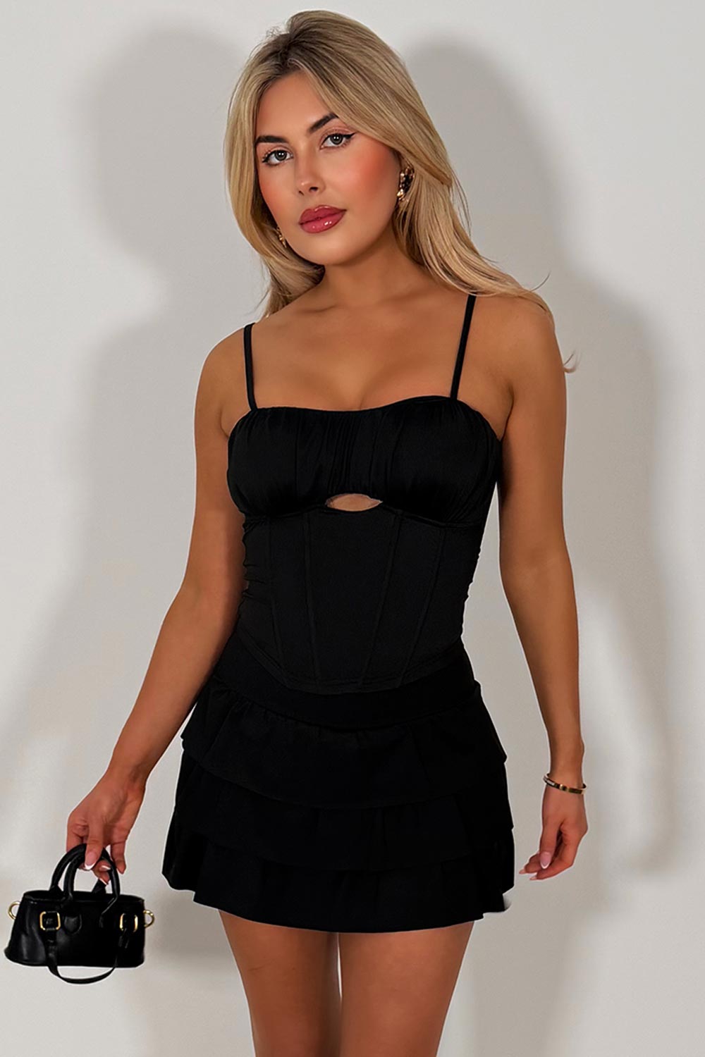 ruffle frilly skort for festival summer holiday outfit uk