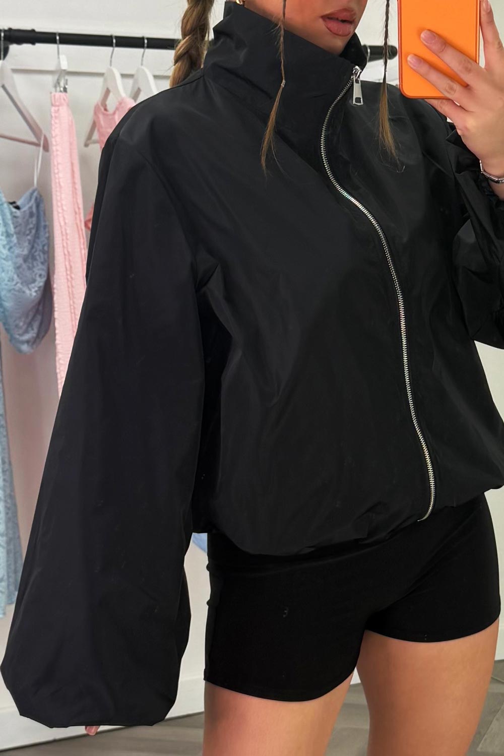 long sleeve wind breaker festival jacket zara sale uk