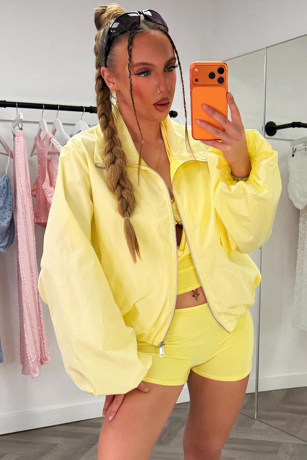 long sleeve wind breaker festival jacket zara sale uk