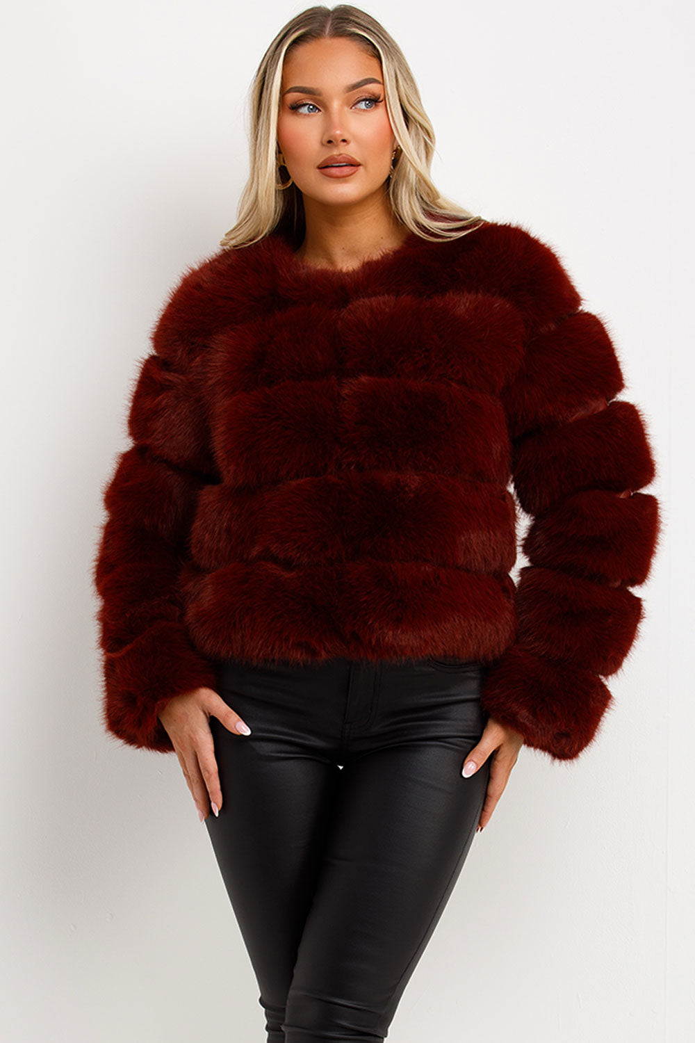 faux fur jacket styledup