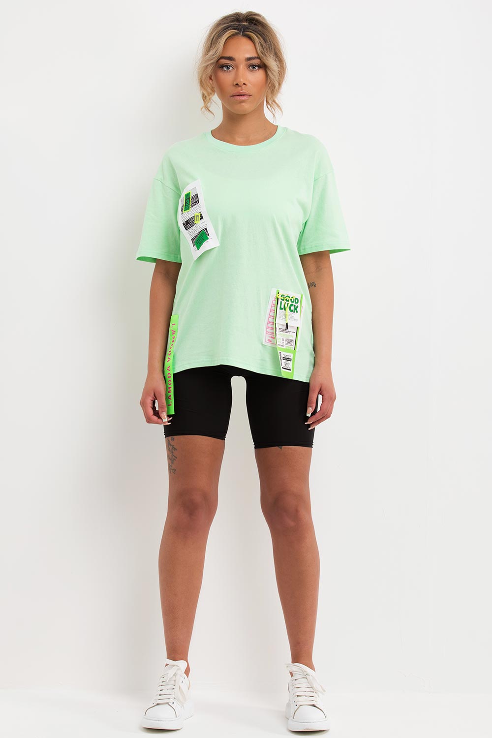 womens oversized t shirt off white inspired