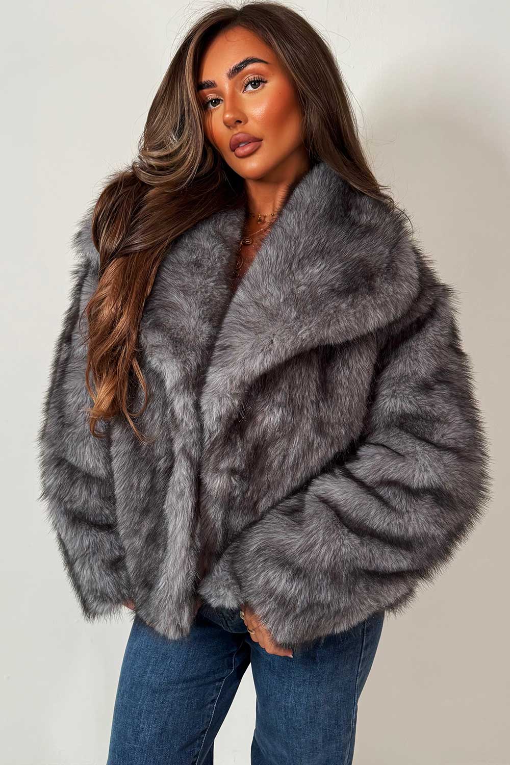 styledup fur jacket for womens