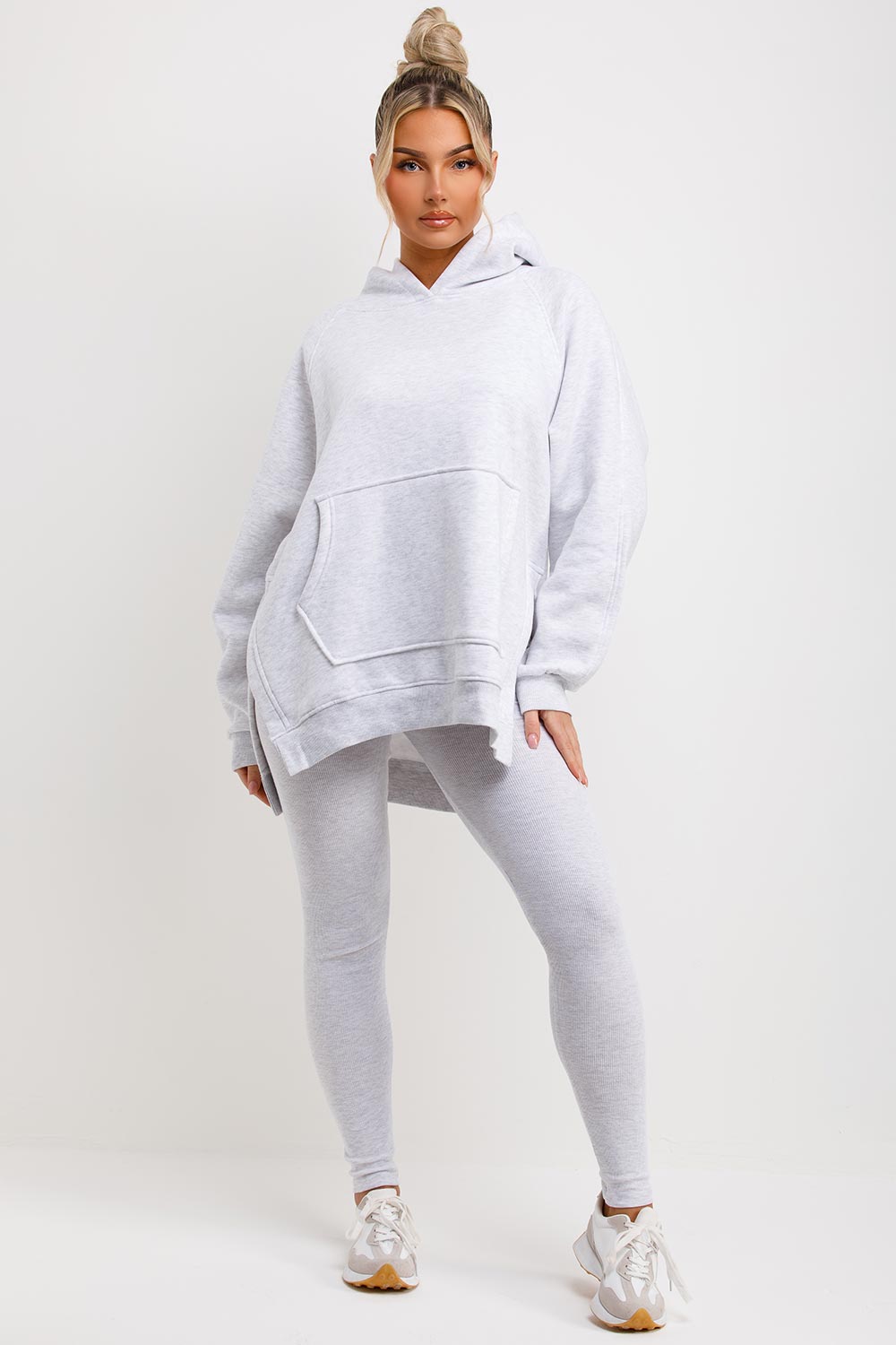 womens leggings and hoodie two piece set