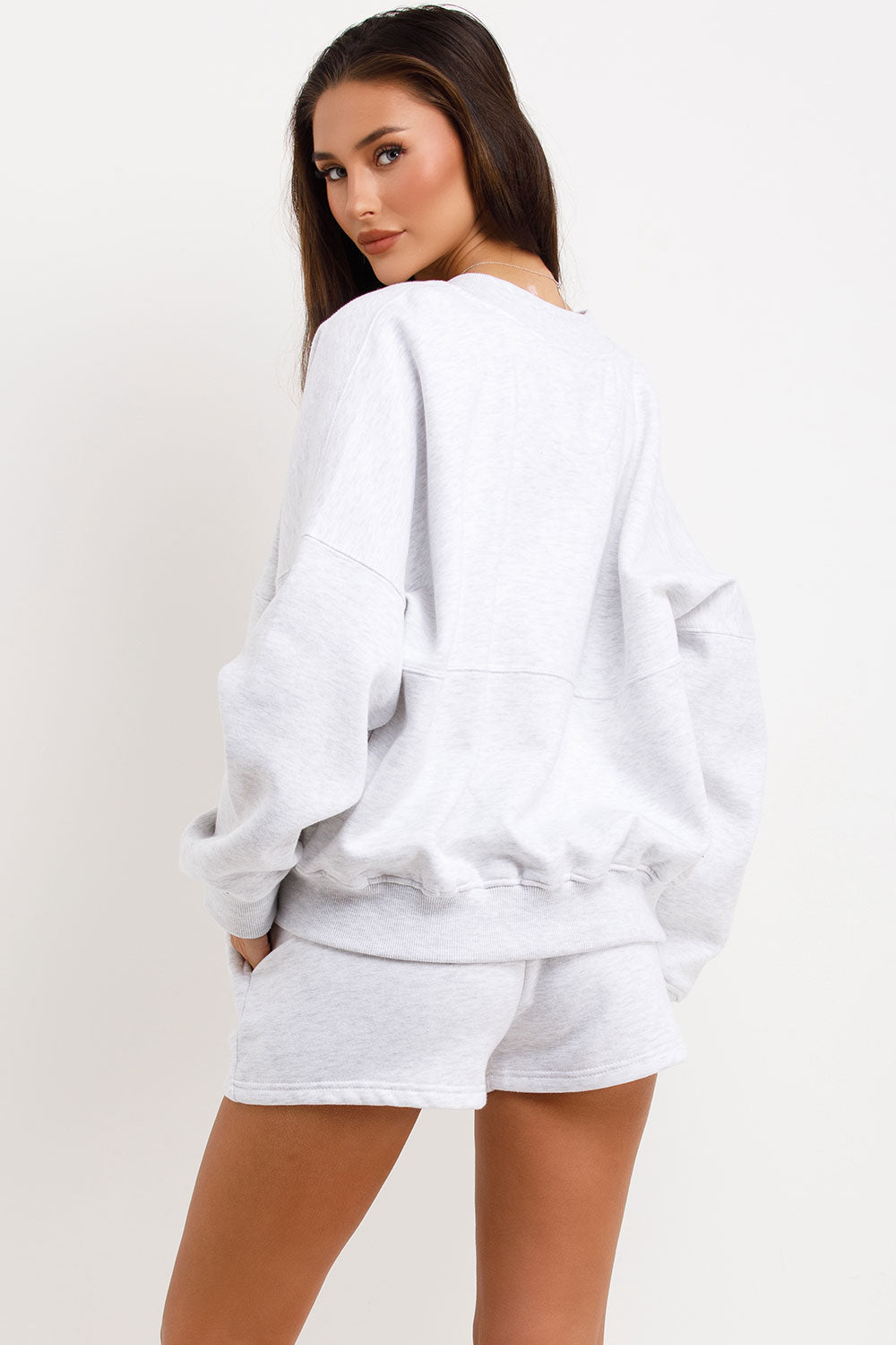 womens zara short tracksuit set airport outfit