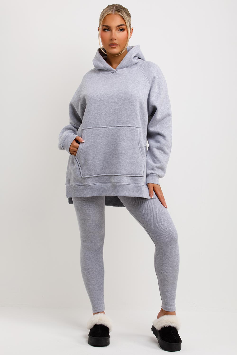 womens oversized hoodie and leggings set