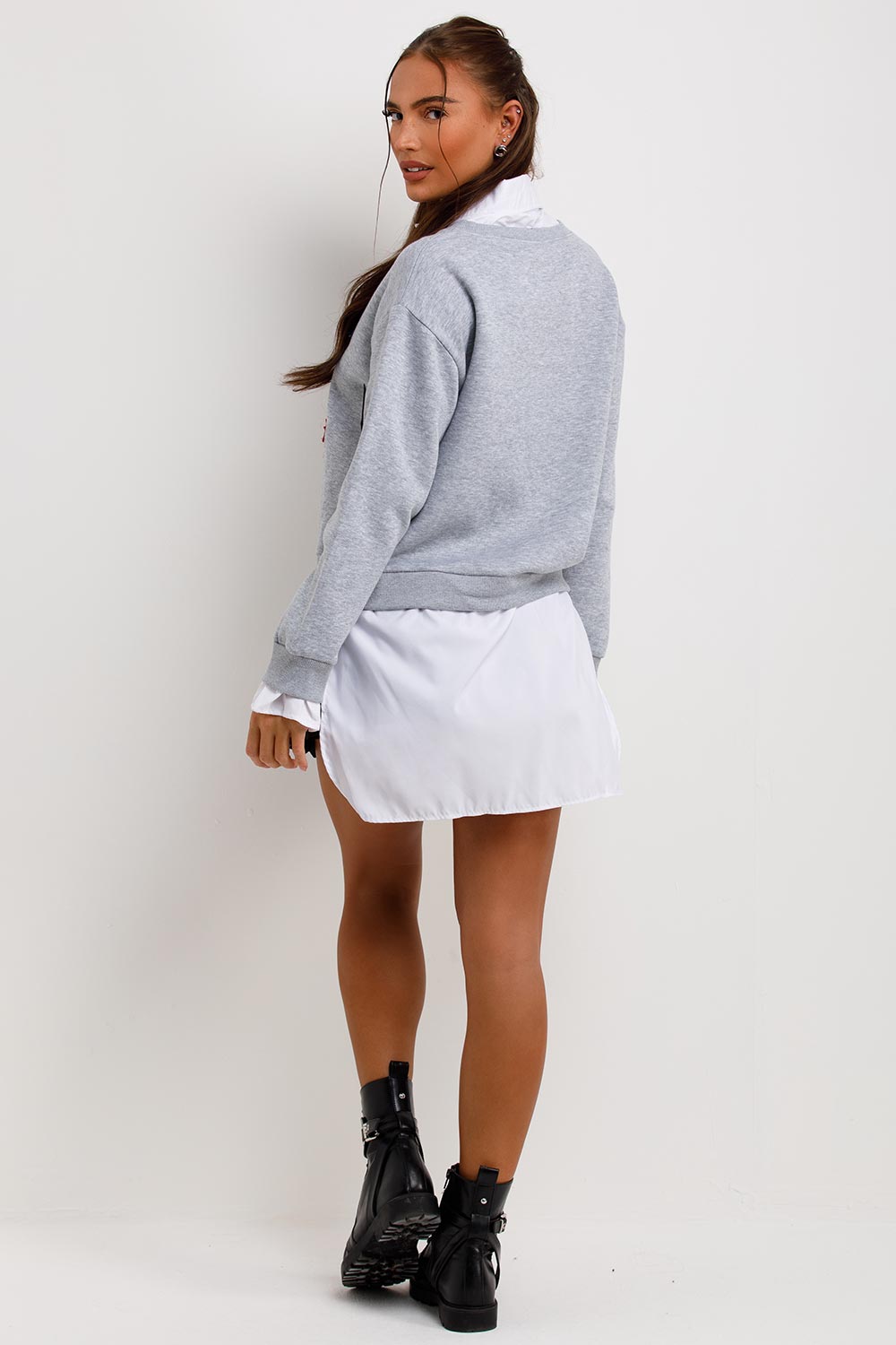 jumper shirt with new york slogan