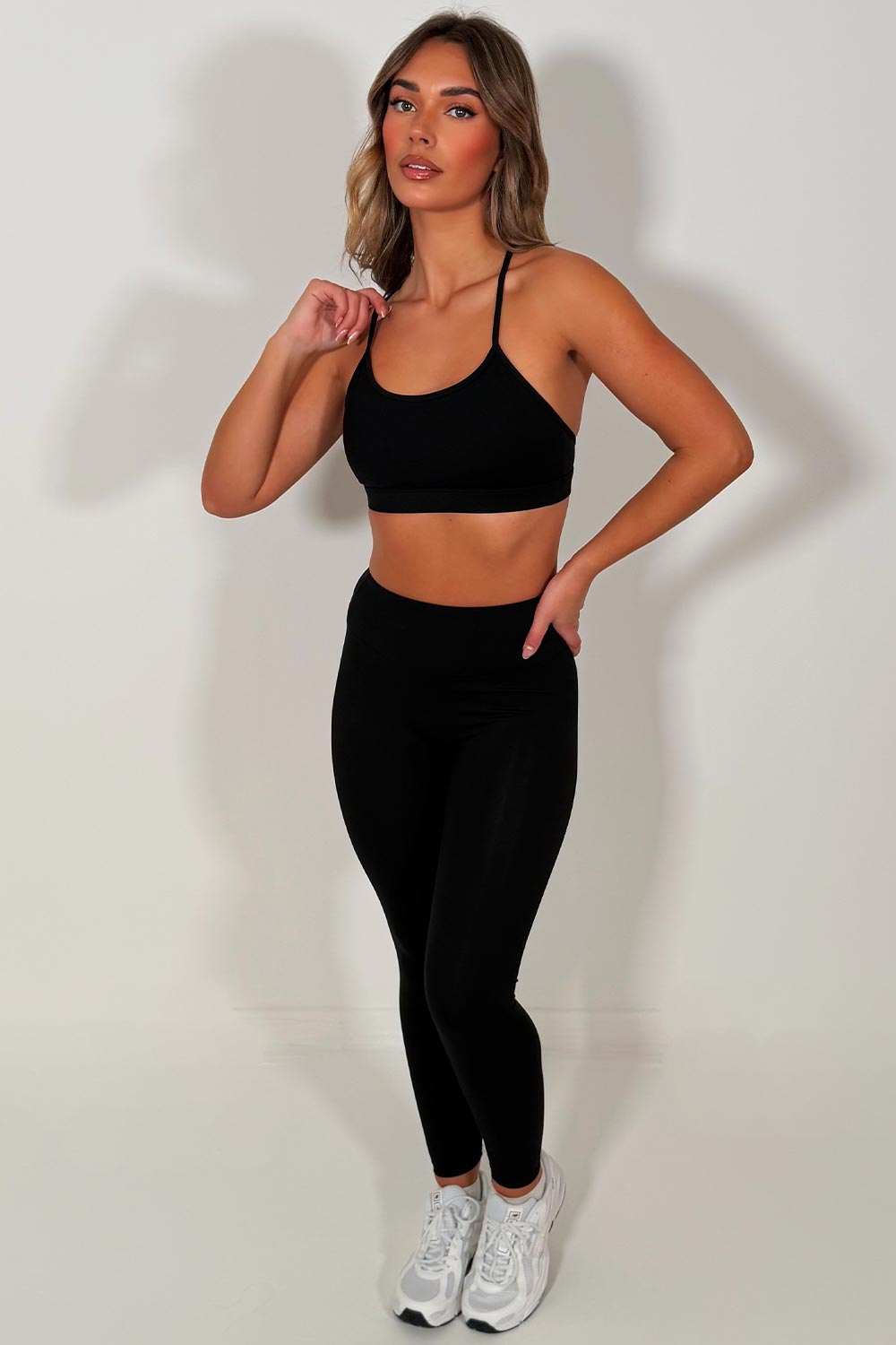 womens sports track jacket bralette and seamless leggings 3 piece activewear set uk lululemon