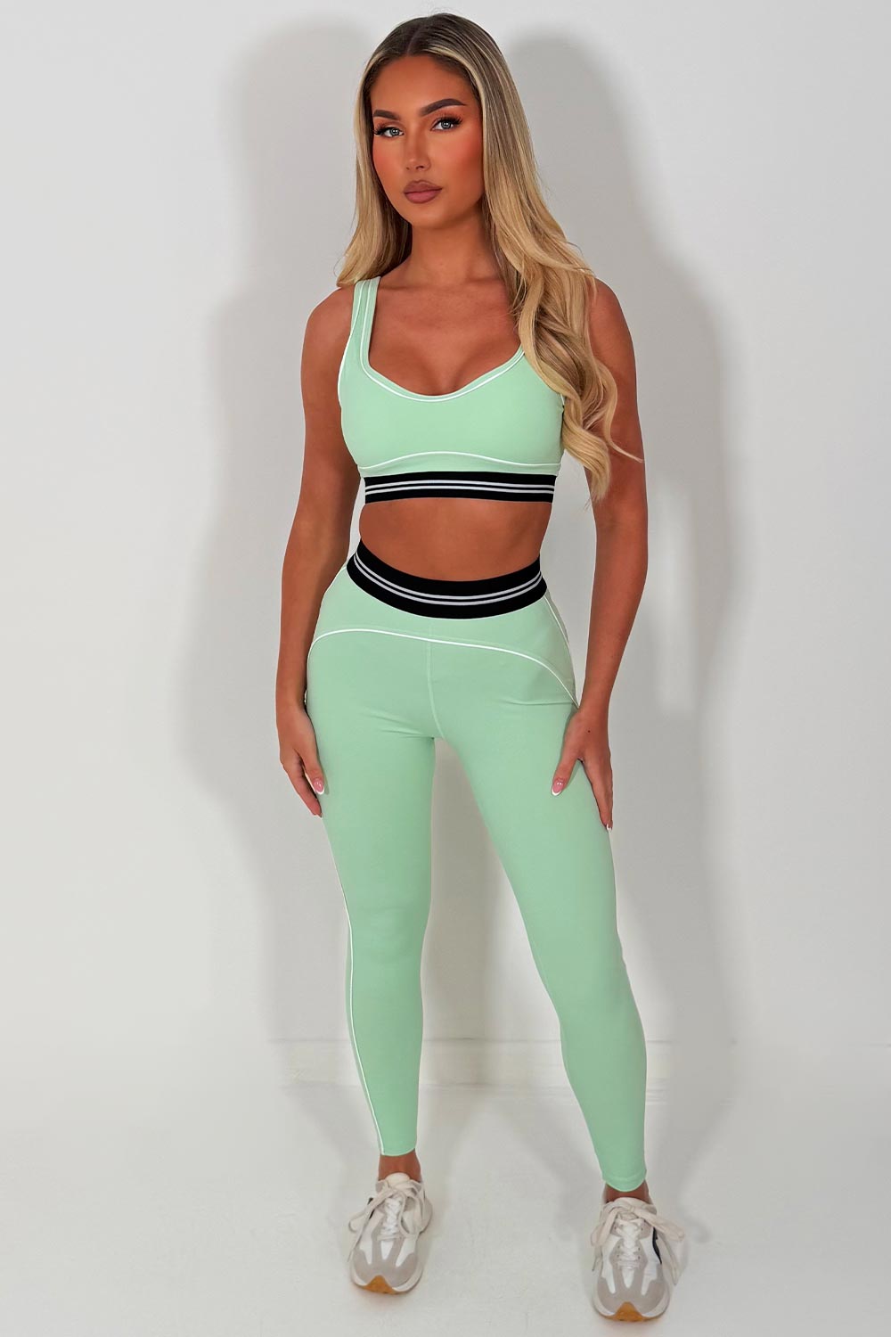 alo yoga high waist leggings and brw two piece matching set on sale uk styledup