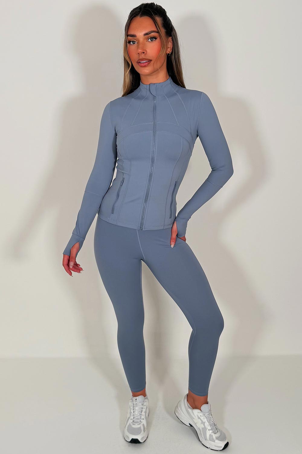 womens lululemon jacket and leggings co ord activewear for gym yoga pilates styledup uk