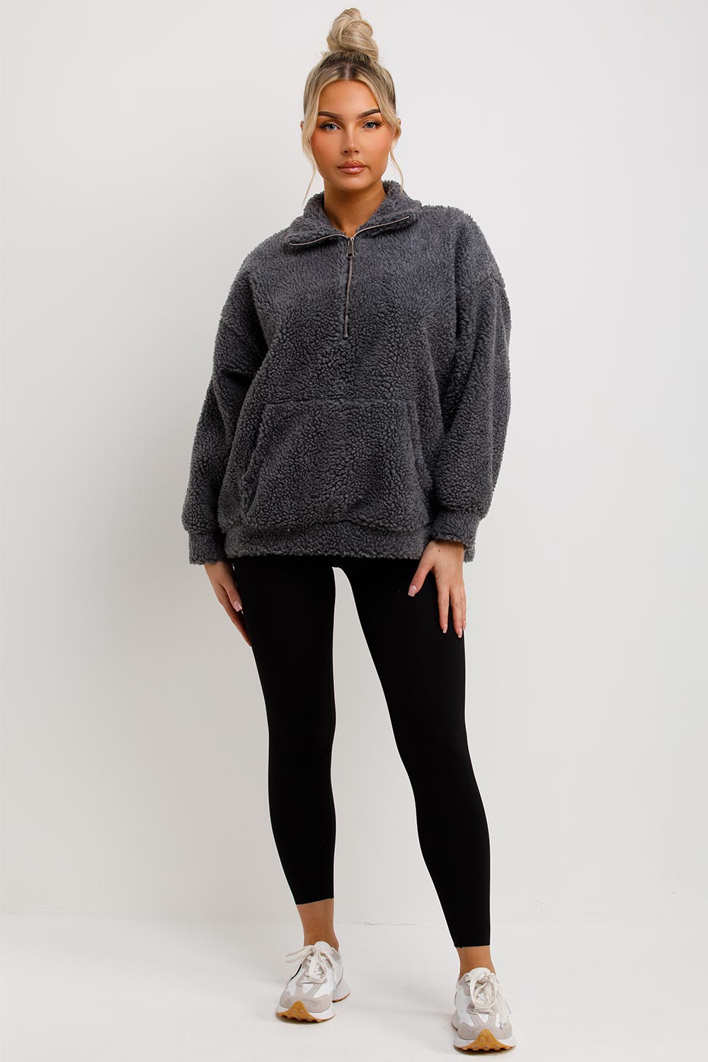 womens teddy sweatshirt