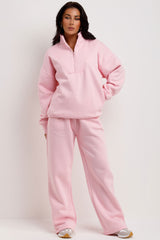 womens sweatshirt and joggers loungewear co ord set two piece tracksuit set airport outfit