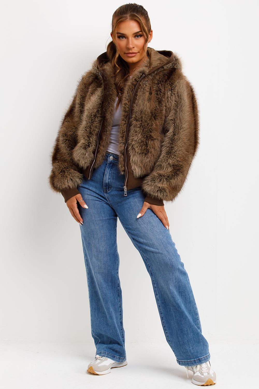 real fur coat womens uk