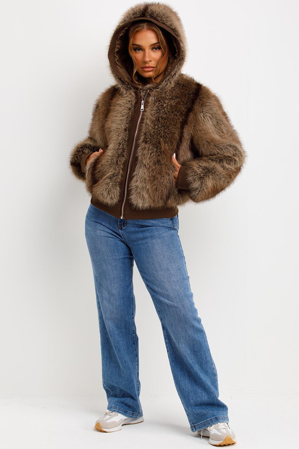 real fur jacket womens styledup
