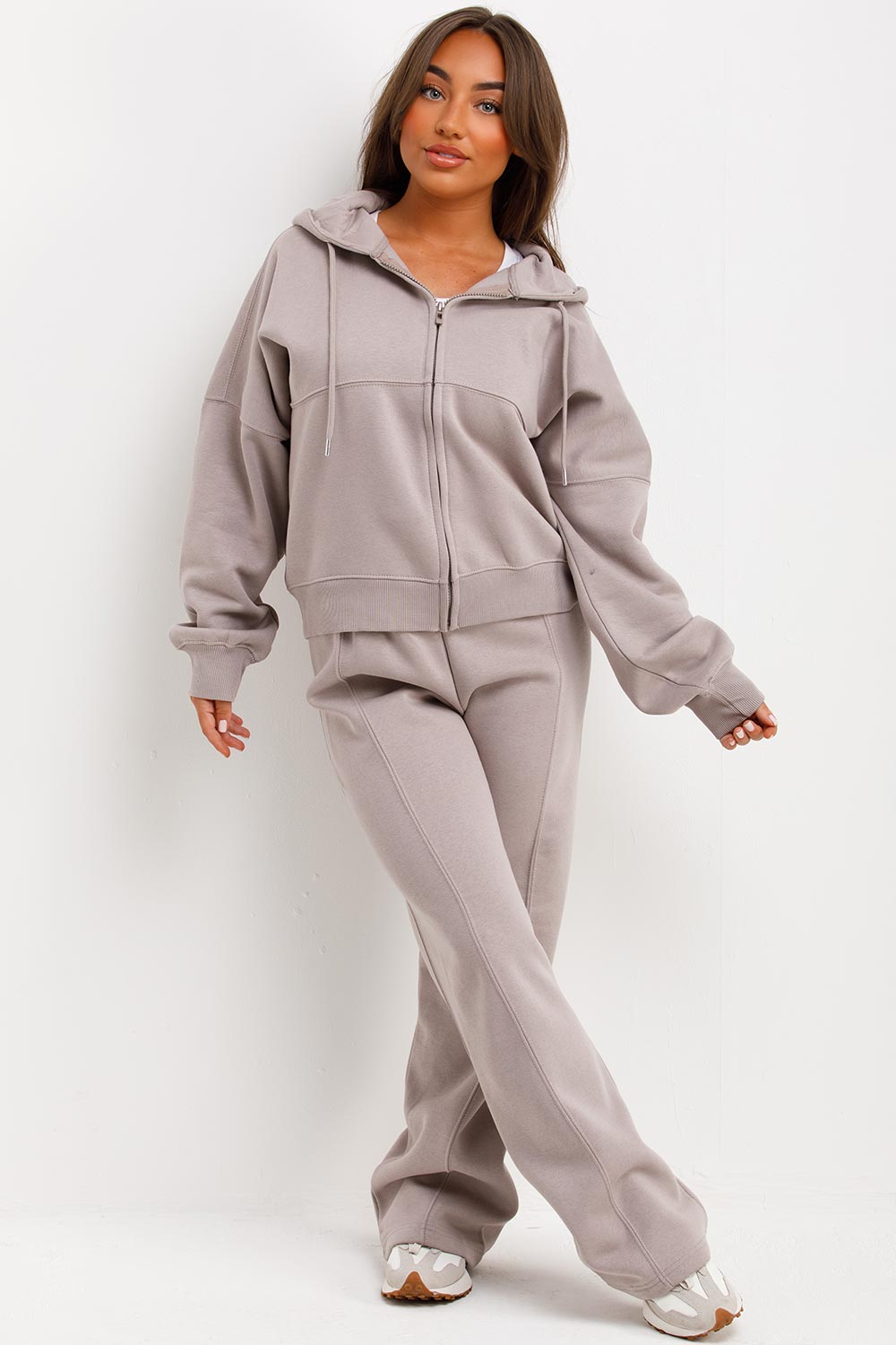 womens zara hoodie and joggers tracksuit loungewear set molly mae outfit
