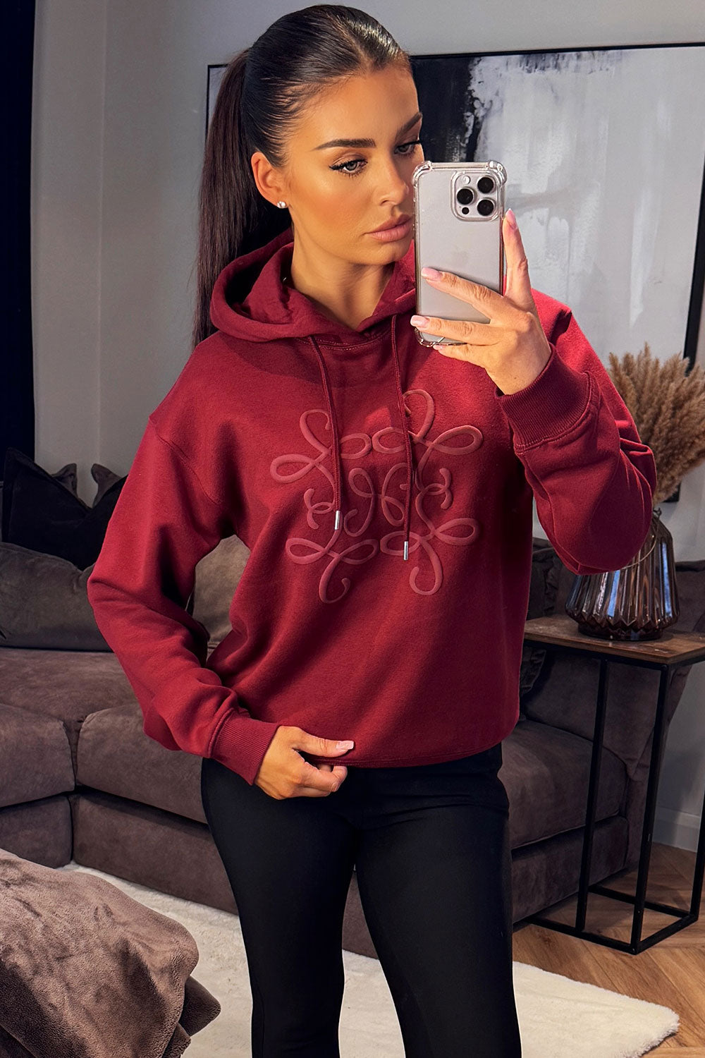 loewe womens hooded sweatshirt