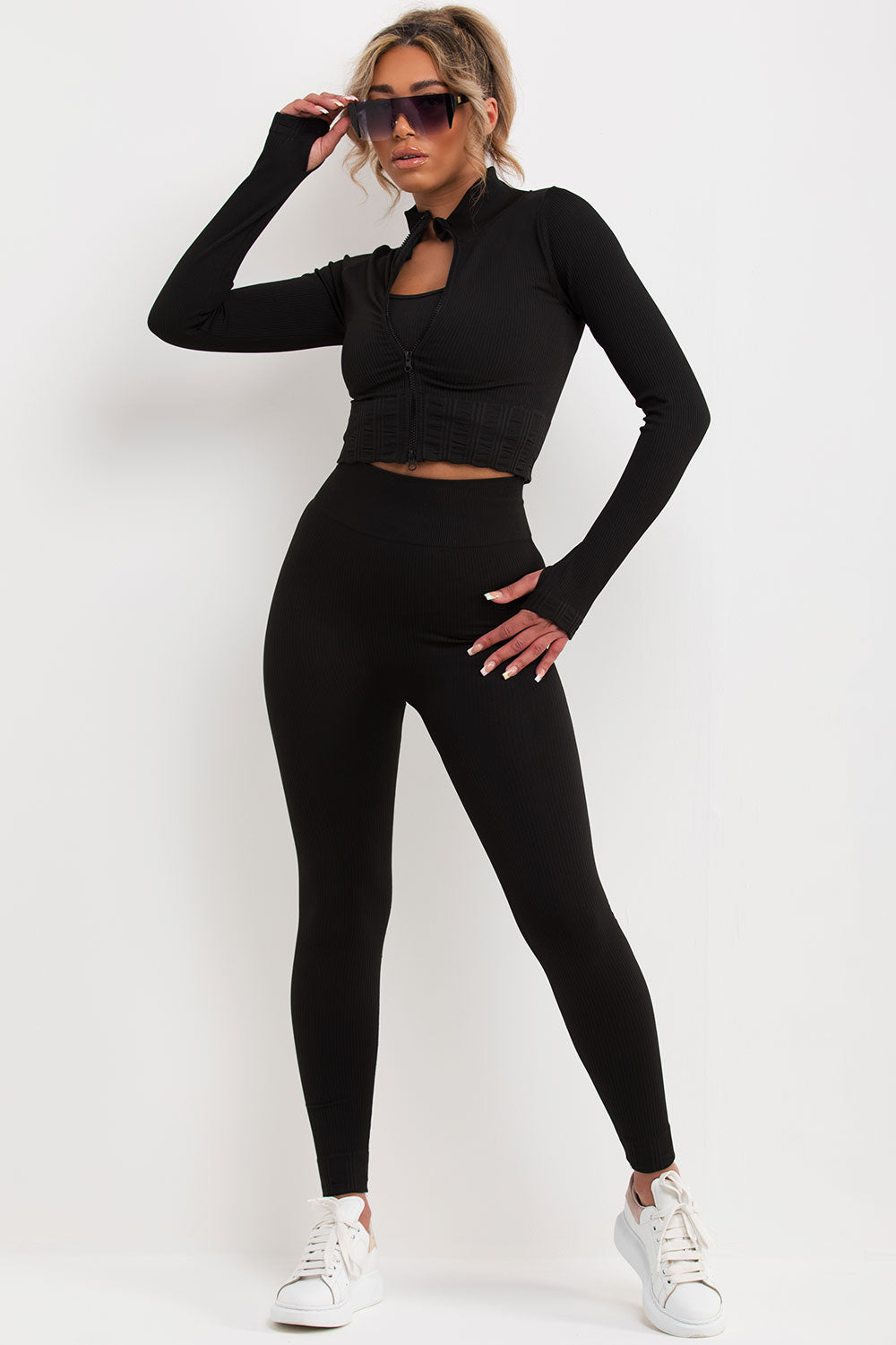 womens 3 piece gym set uk