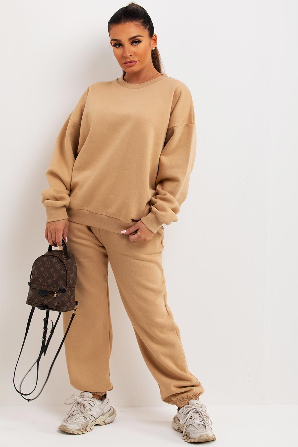 oversized sweatshirt and joggers co ord set tracksuit