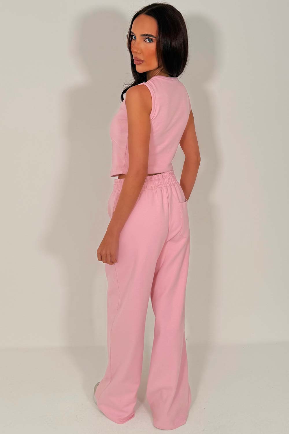 womens summer tracksuit airport outfit zara uk styledup