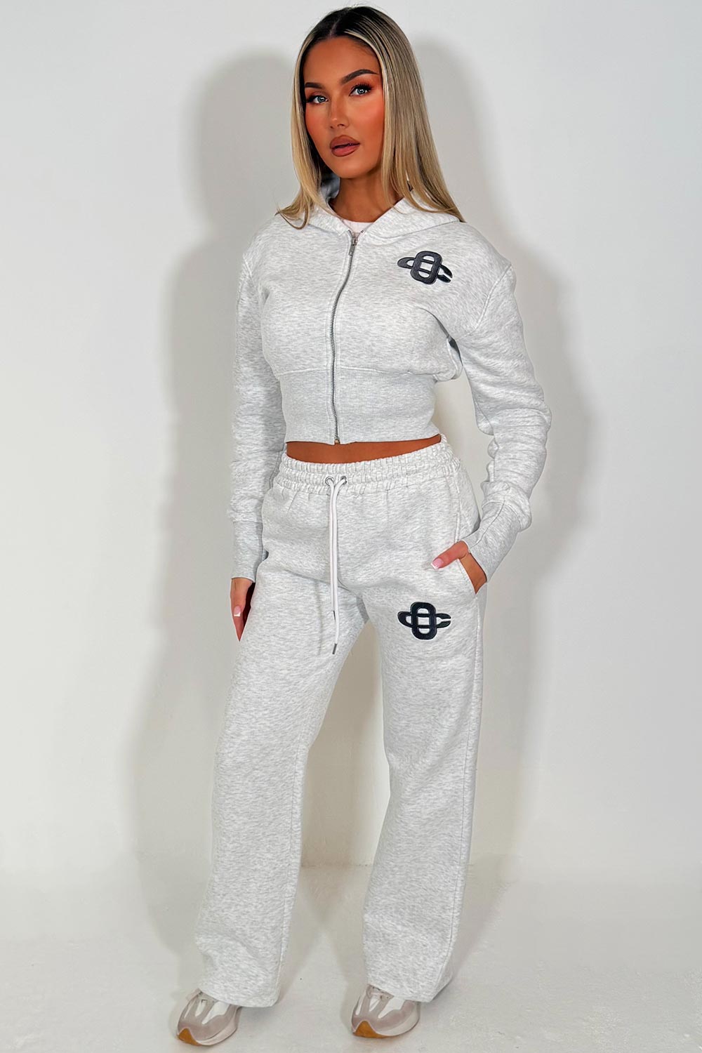 corset hoodie and joggers tracksuit co rod set for womens styledup