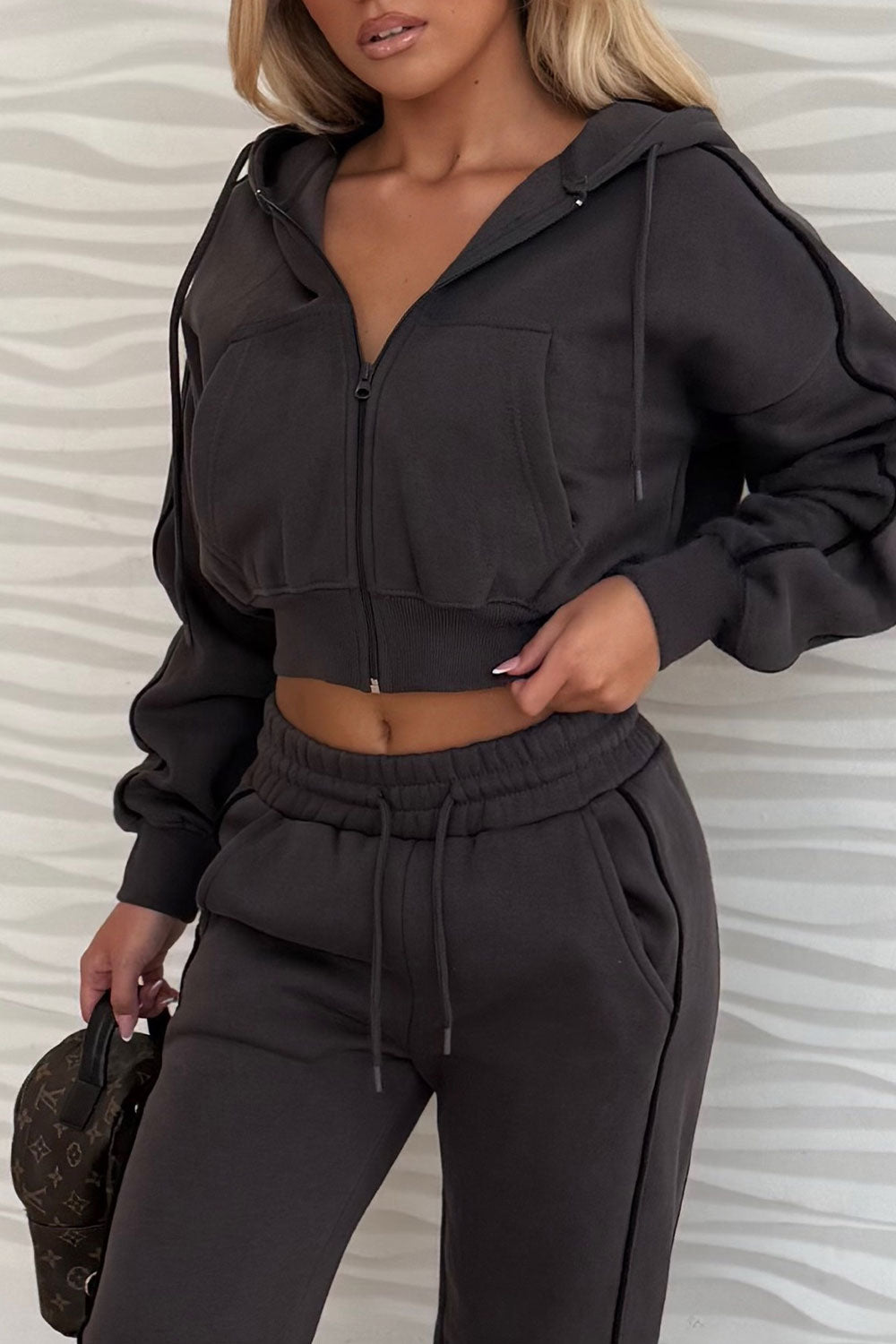 hoodie and joggers tracksuit co ord set for womens styledup