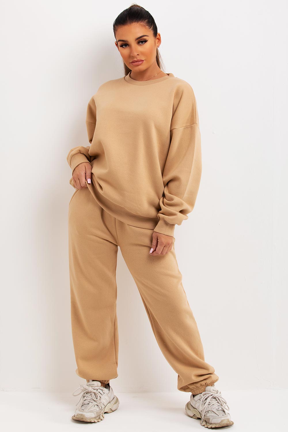 womens sweatshirt and joggers co ord set