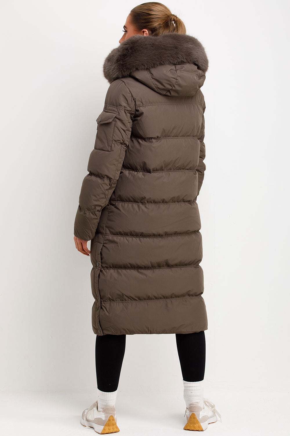 padded coat longline womens outerwear