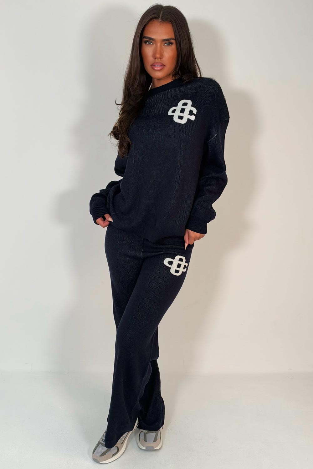 couture club knitted lounge set womens uk styledup