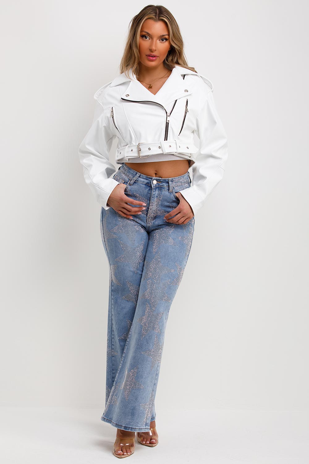 faux leather zara jacket