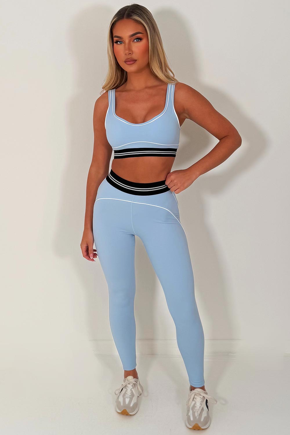 airbrush high waist heart throb legging and bra two piece matching set alo yoga uk styledup fashion