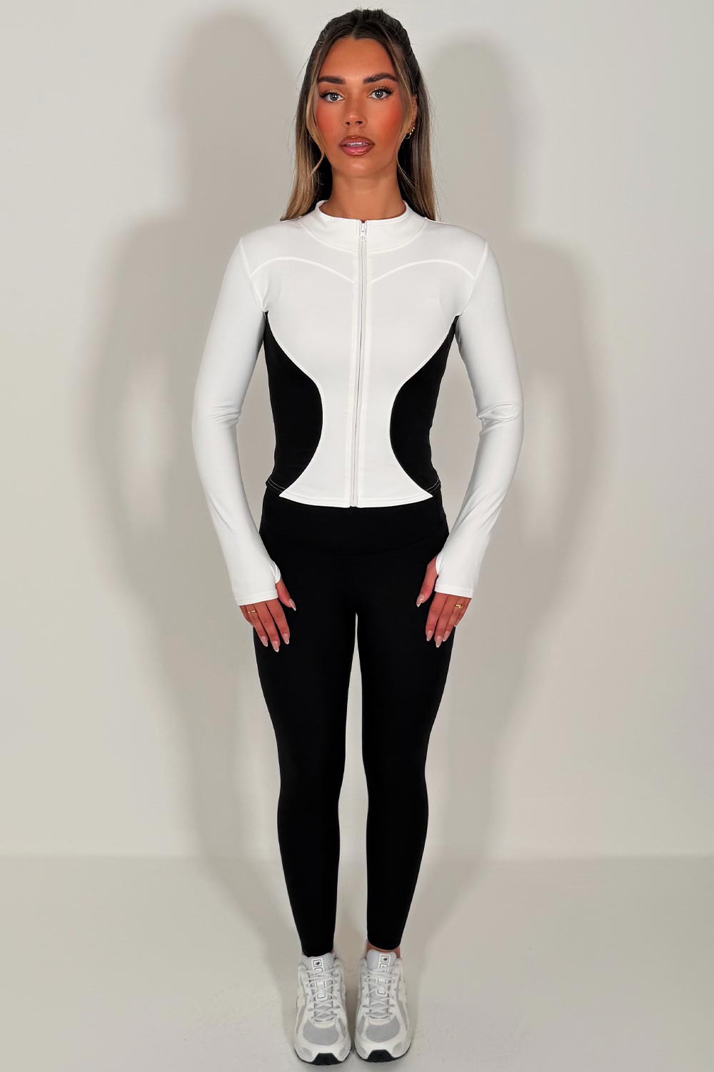 womens lululemon jacket and leggings co ord set activewear lounge set for yoga pilates uk styledup